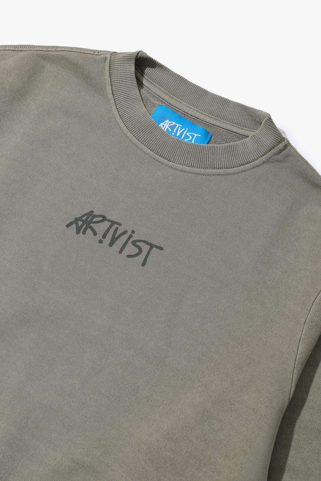 MOLETOM ALVA CREWNECK - STONED VETIVER GREEN