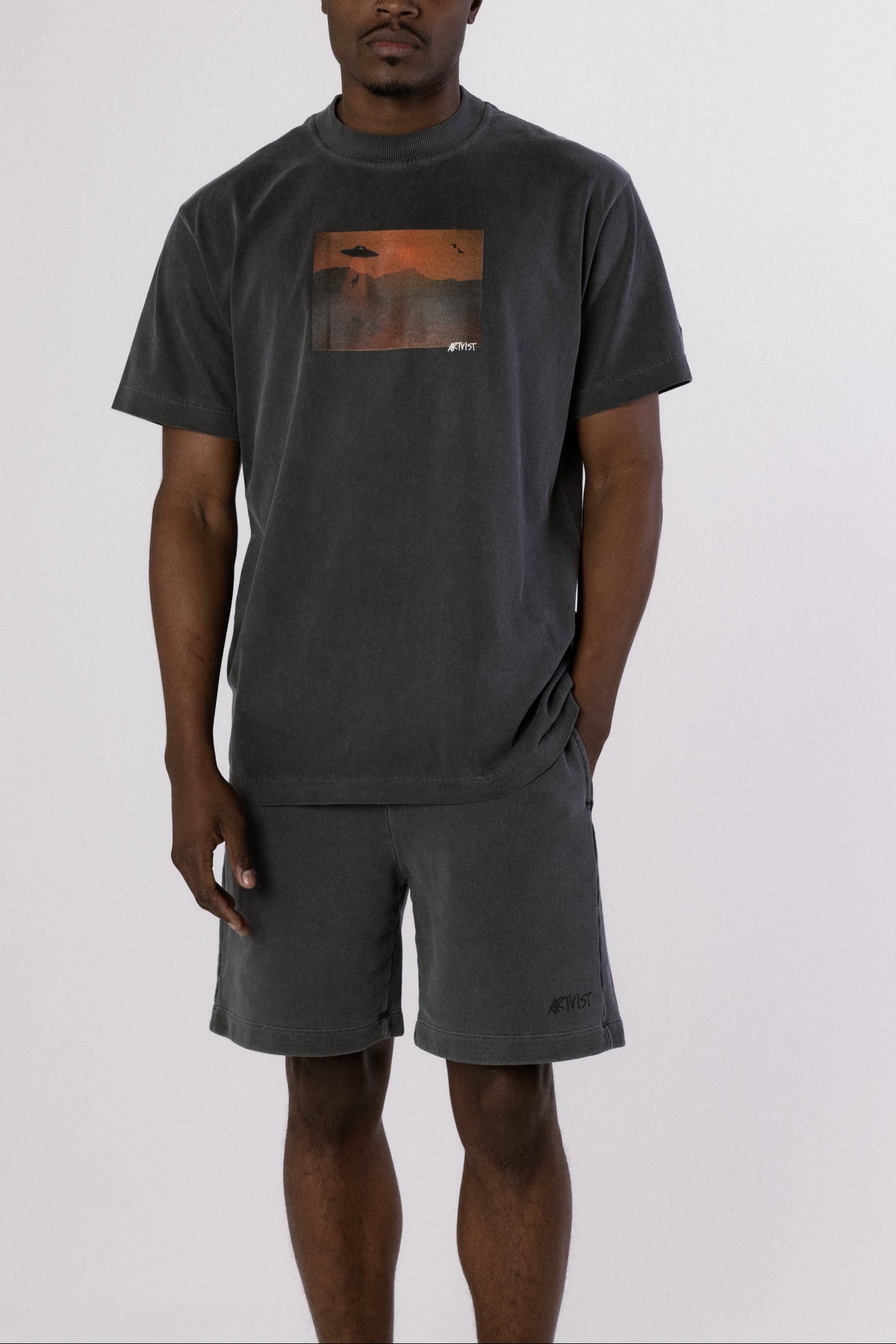 BERMUDA MOLETOM ALVA - STONED PIRATE BLACK