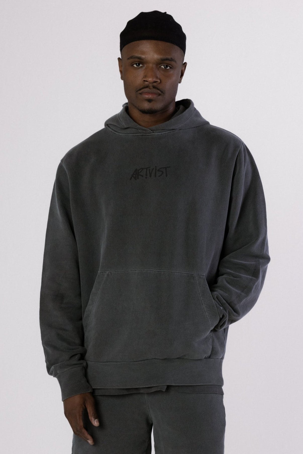 MOLETOM ALVA COM CAPUZ - STONED PIRATE BLACK