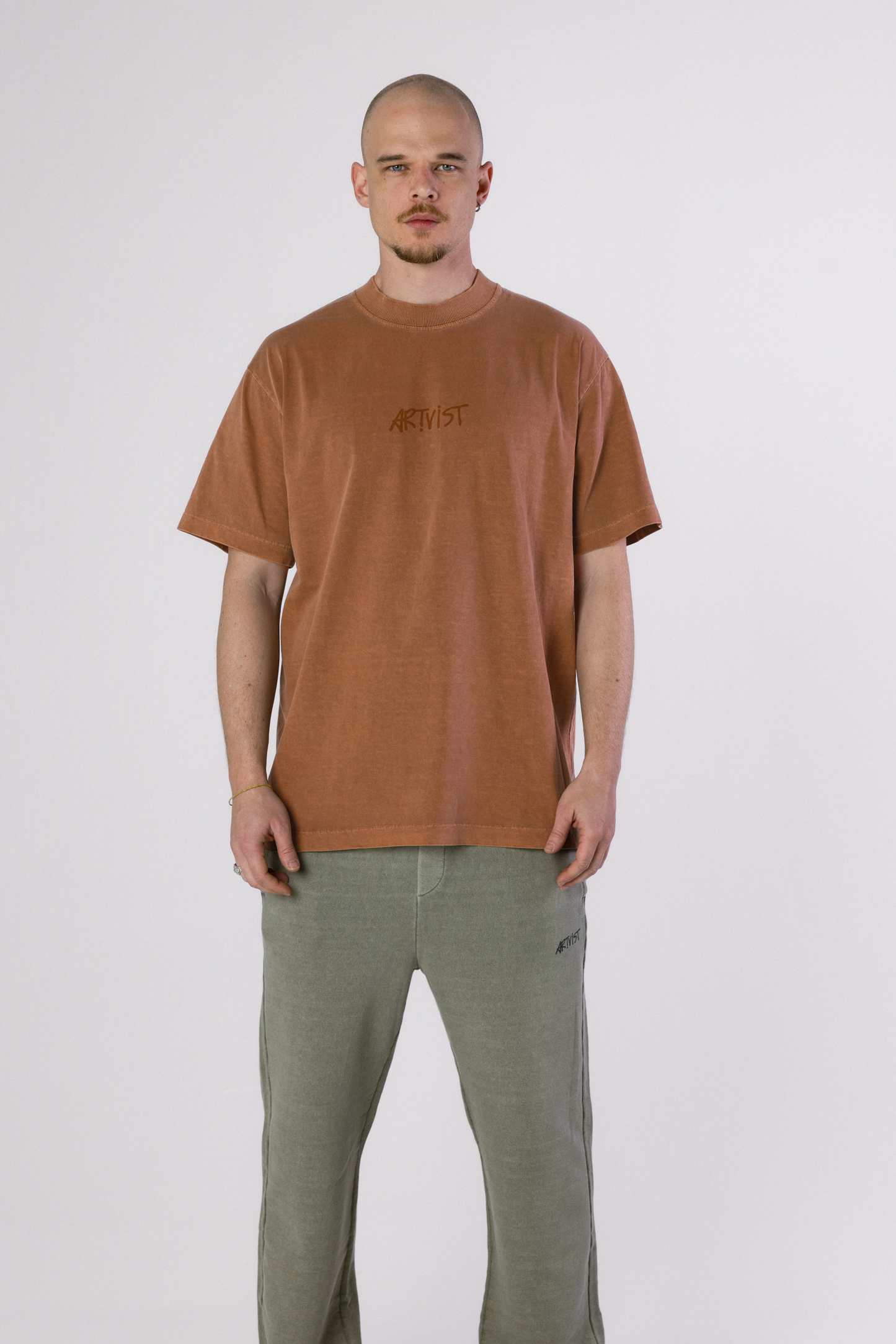 LOGO OG VTG TEE - STONED MOCHA MOUSSE