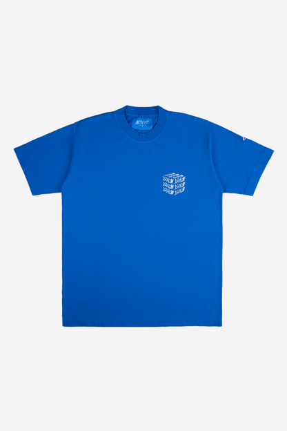 T-SHIRT ARTIVIST CUBE ROYAL BLUE