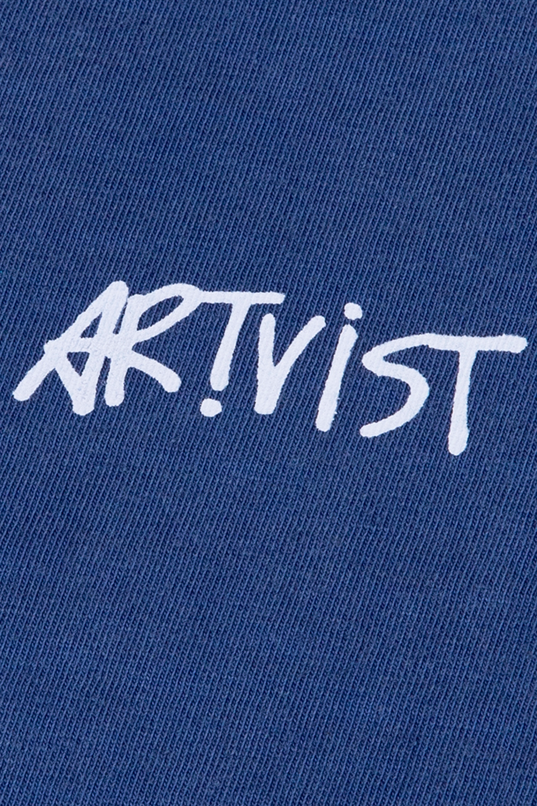 T-SHIRT ARTIVIST CHEST LOGO BLUE STONE