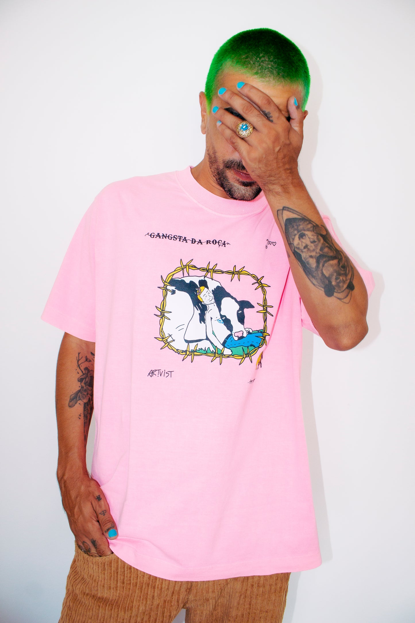 CAMISETA ARTIVIST GANGSTA DA ROÇA