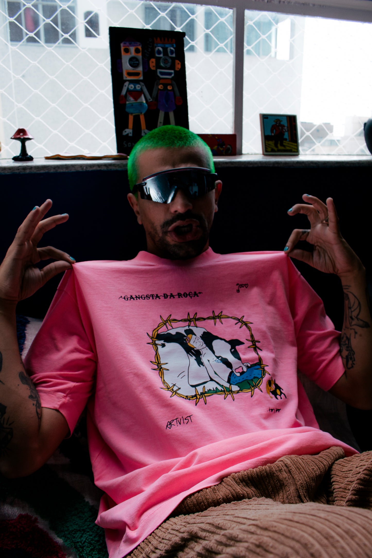 CAMISETA ARTIVIST GANGSTA DA ROÇA