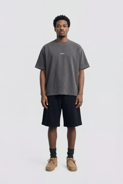 CHEST LOGO ERA TEE - STONED PIRATE BLACK