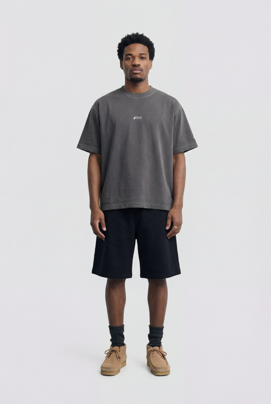 CHEST LOGO ERA TEE - STONED PIRATE BLACK
