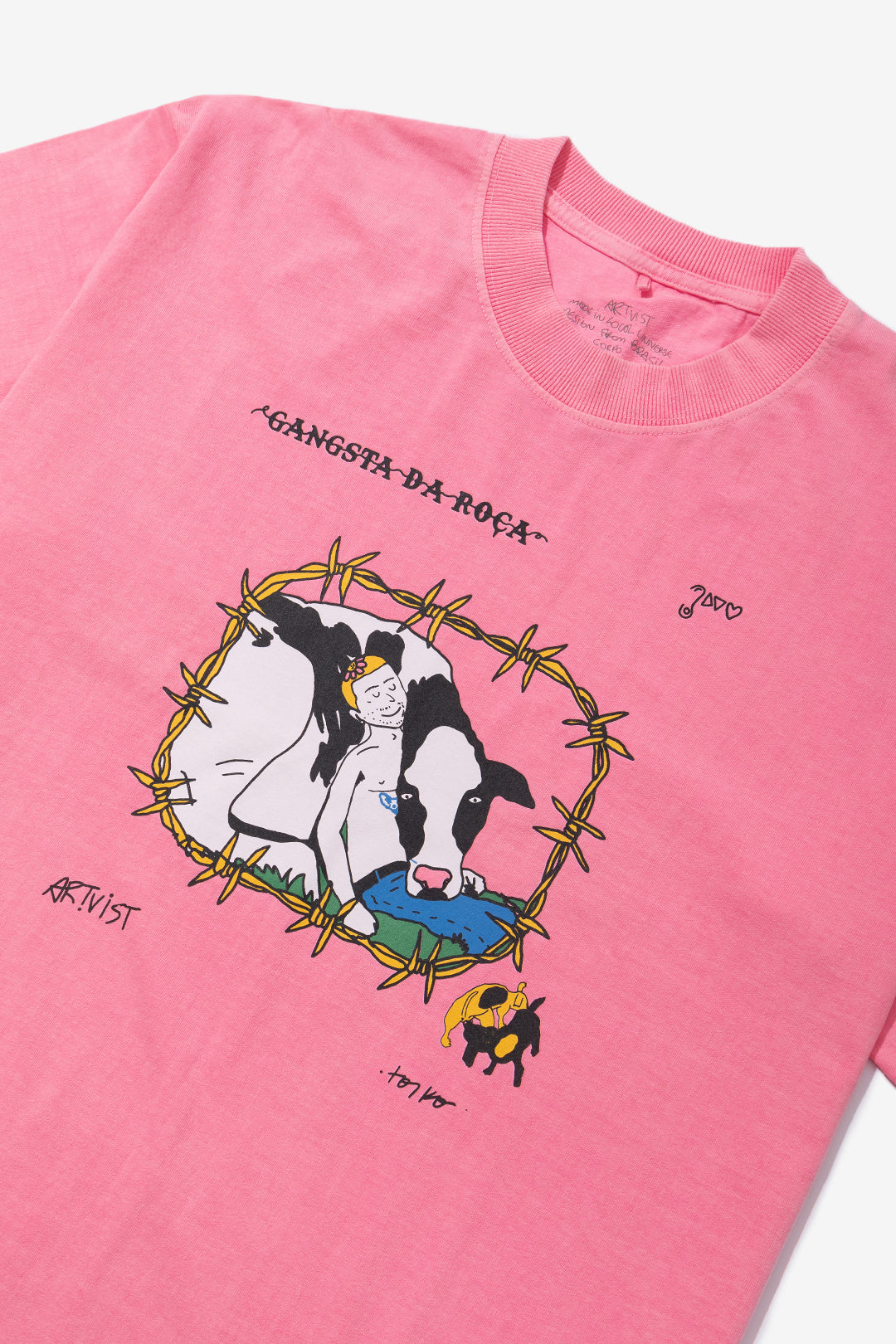 CAMISETA ARTIVIST GANGSTA DA ROÇA