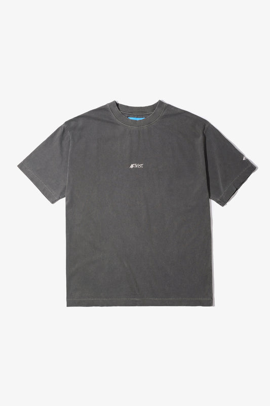 CHEST LOGO ERA TEE ESSENTIAL - STONED PIRATE BLACK