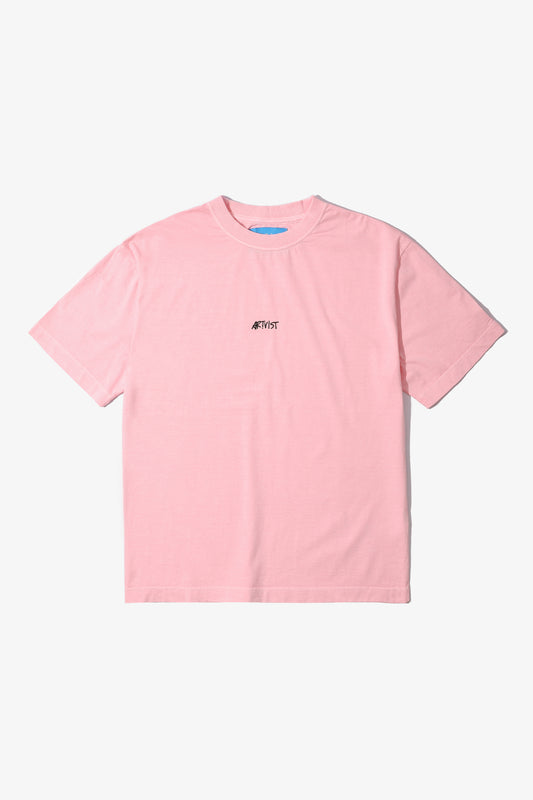 CHEST LOGO ERA TEE ESSENTIAL - STONED PINK SHADOW