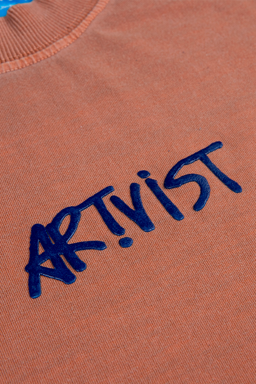 T-SHIRT ARTIVIST LOGO BROWN