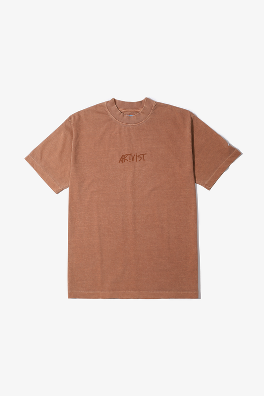LOGO OG VTG TEE - STONED MOCHA MOUSSE