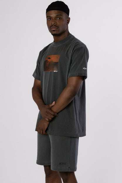 CERRADO EXODUS VTG TEE - STONED PIRATE BLACK