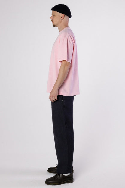 CHEST LOGO ERA TEE ESSENTIAL - STONED PINK SHADOW