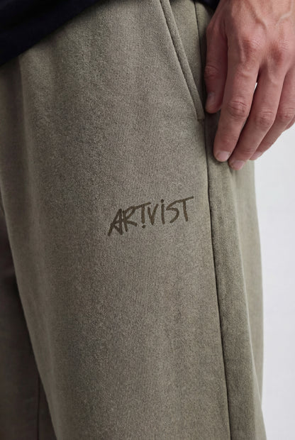 CALÇA MOLETOM ALVA - STONED VETIVER GREEN