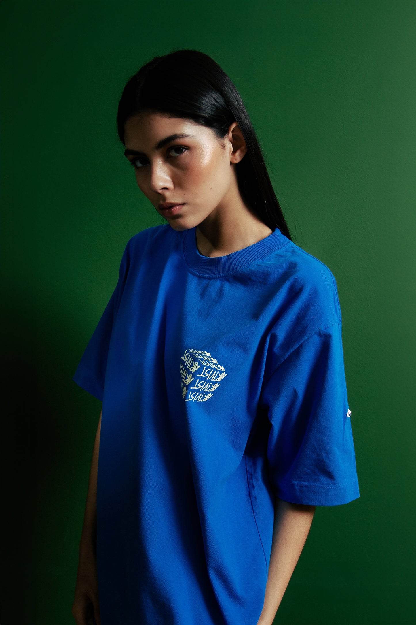 T-SHIRT ARTIVIST CUBE ROYAL BLUE