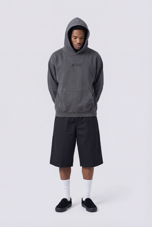 MOLETOM ALVA COM CAPUZ - STONED PIRATE BLACK