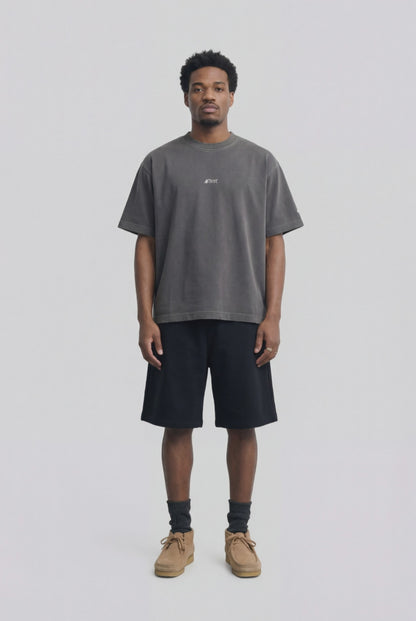 CHEST LOGO ERA TEE - STONED PIRATE BLACK
